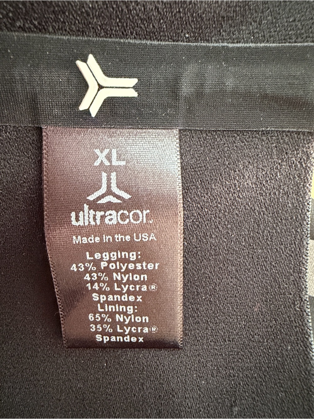 ultracor Black & White Gingham Leggings with Gold Cherry Accents - Picture 2 of 6